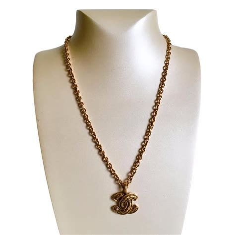 fake chanel double c necklace|chanel double c for sale.